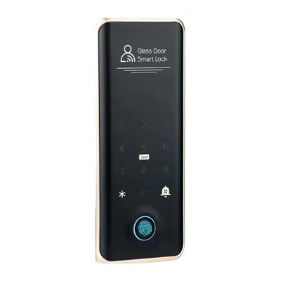 A fechadura automática sem chave da porta protege o vidro temperado