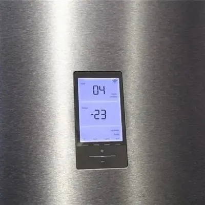 Painel de exibição temperado para geladeira